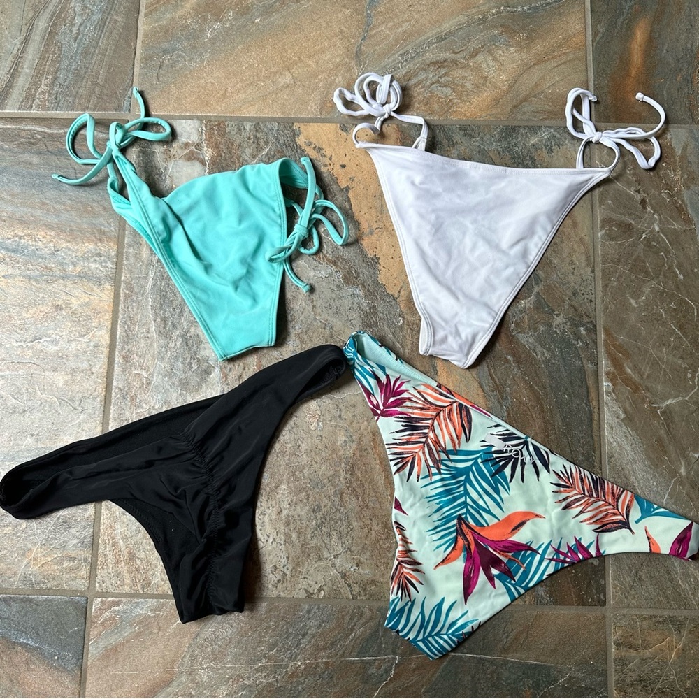 Women's Bikini Bottom Bundle Lot Size Large 8 Pieces - Picture 5 of 7